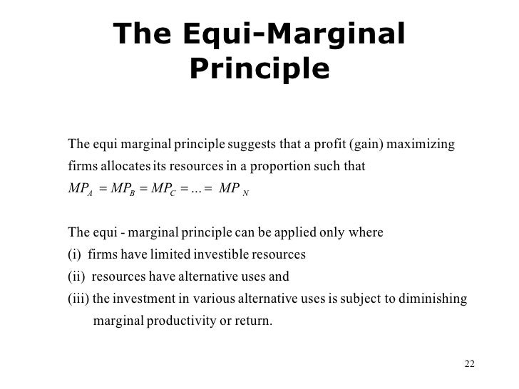equi marginal principle pdf